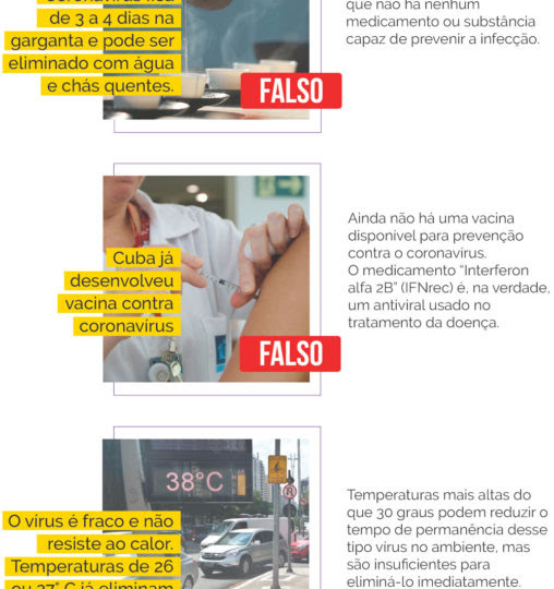 Epidemia de notícias falsas, as "Fake News", sobre o coronavírus