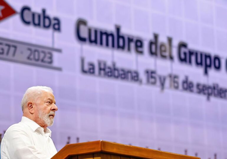 Lula cobra regulamentação das big techs na reunião do G77 + China