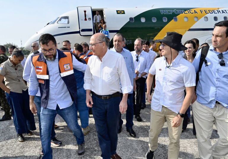 Alckmin vai a Manaus levar apoio do governo federal aos municípios afetados pela seca na Amazônia