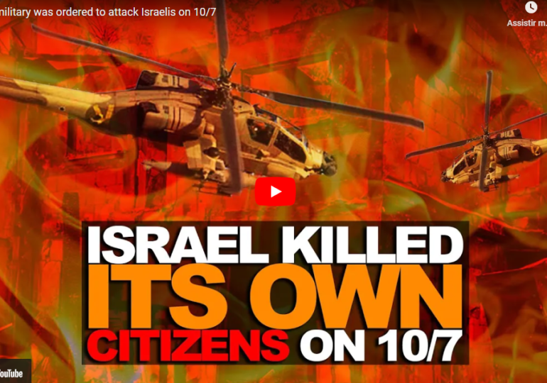 Vídeo: Jornalista dos EUA diz que Israel manipula número de israelenses mortos e esconde ataques mortais aos próprios israelenses