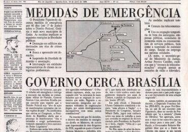 Há 40 anos, ditadura impunha cerco a Brasília, Goiânia e cidades do Entorno, para impedir manifestações populares na votação da Emenda das Diretas Já